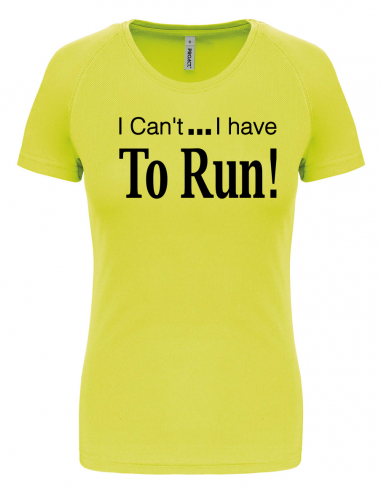 LOOPSHIRT "HAVE TO RUN!" FEMMES